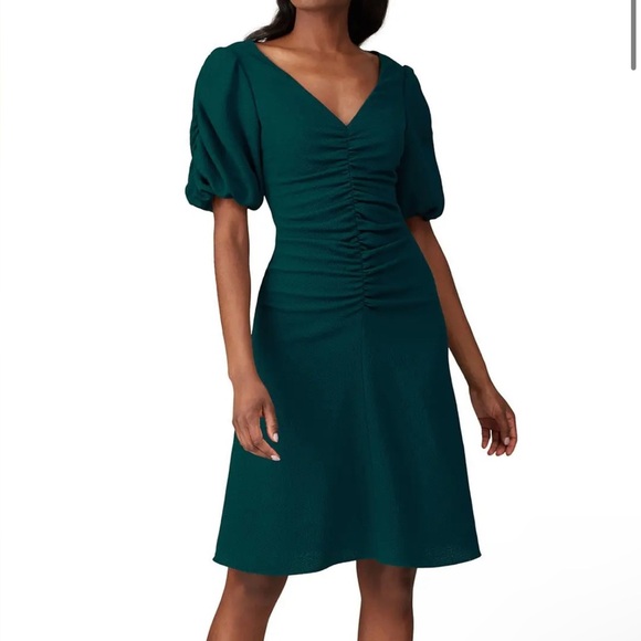 Black Halo Remus Dress in Green Size 0 - Picture 1 of 7